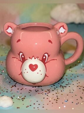Care Bears Pink Ceramic Mug with Licensed Logo